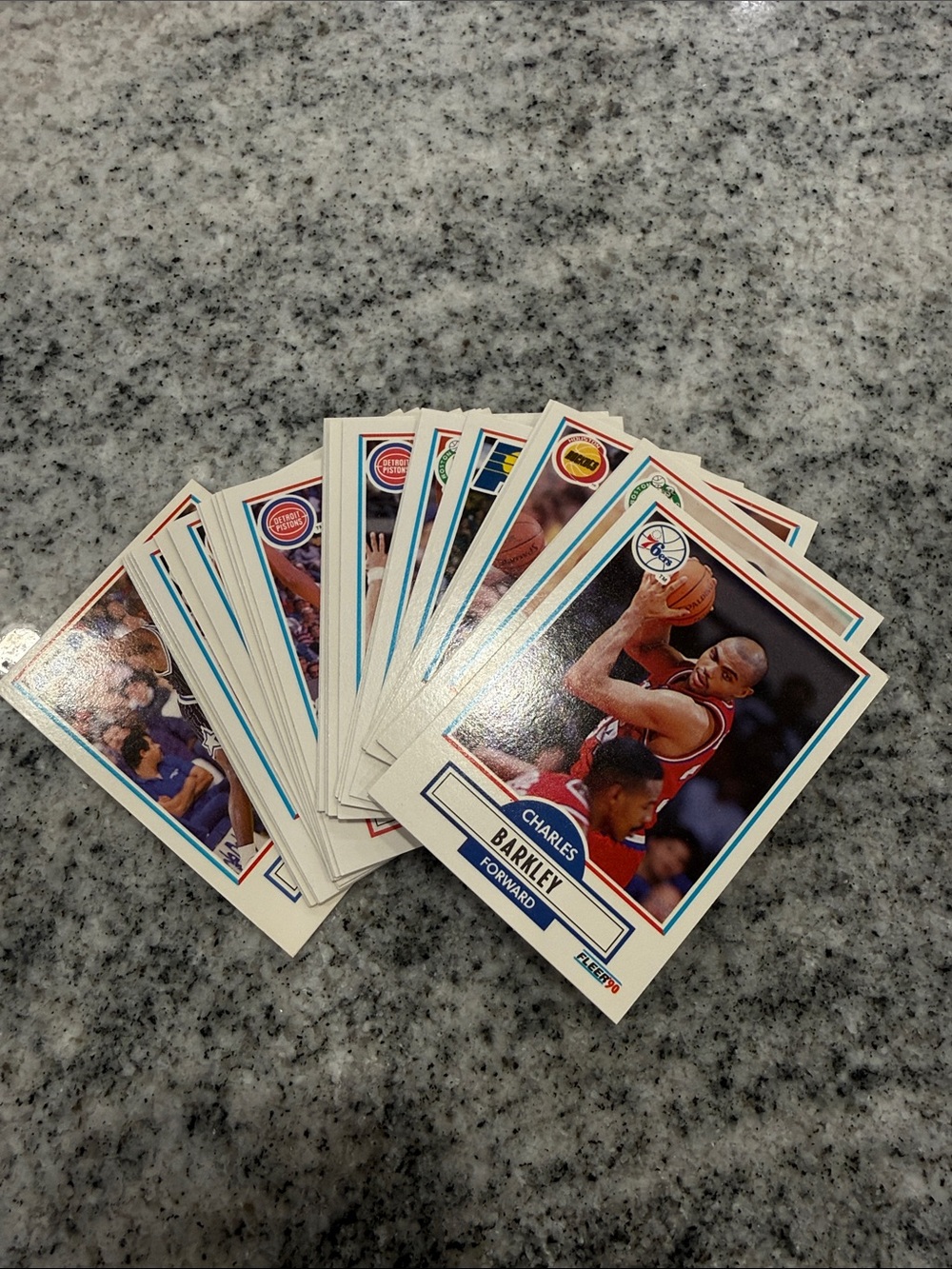 Basketball Fleer 1990 Card Lot
